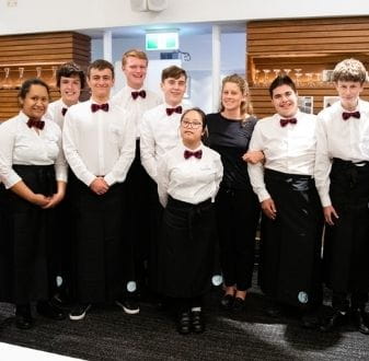 Students at Torrens University ServeUp program