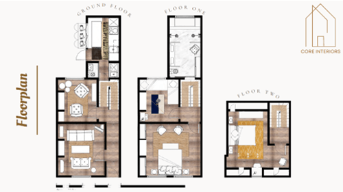 Core Interiors floor plan