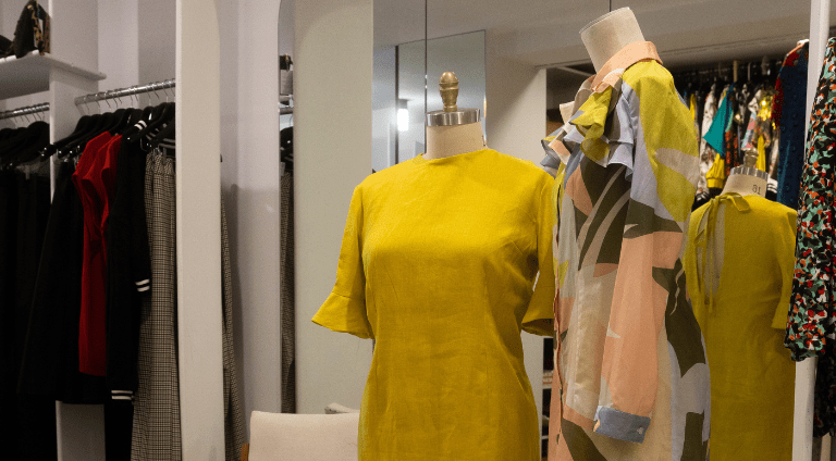 Student designs at The Social Outfit