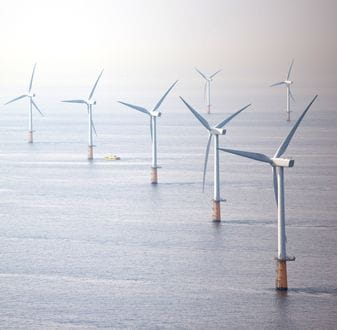 A set of wind turbines