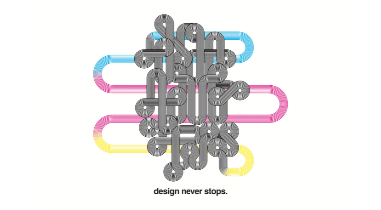 Josh Baker's Design titled Design Never Stops