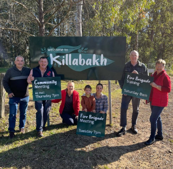 New Killabakh Sign | Bushfires 2019 2020 | Torrens University |Billy Blue College of Design 