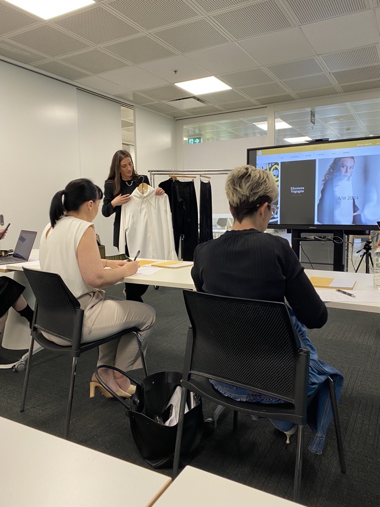 Brisbane fashion studnet presneting
