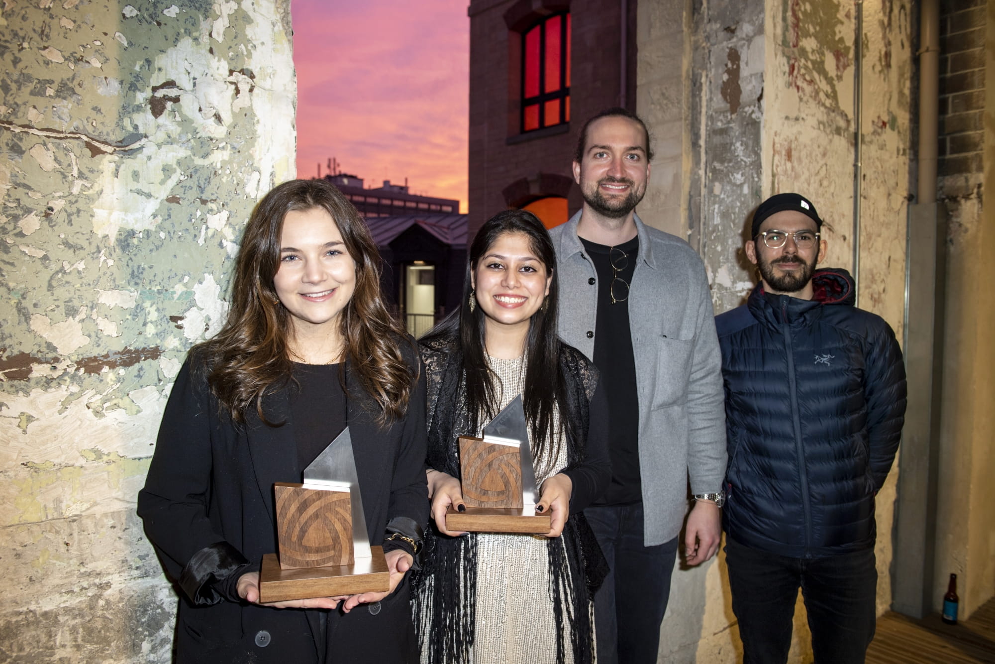 Woolmark Performance Challenge Winner Harleen Kaur with finalists | Torrens Uni