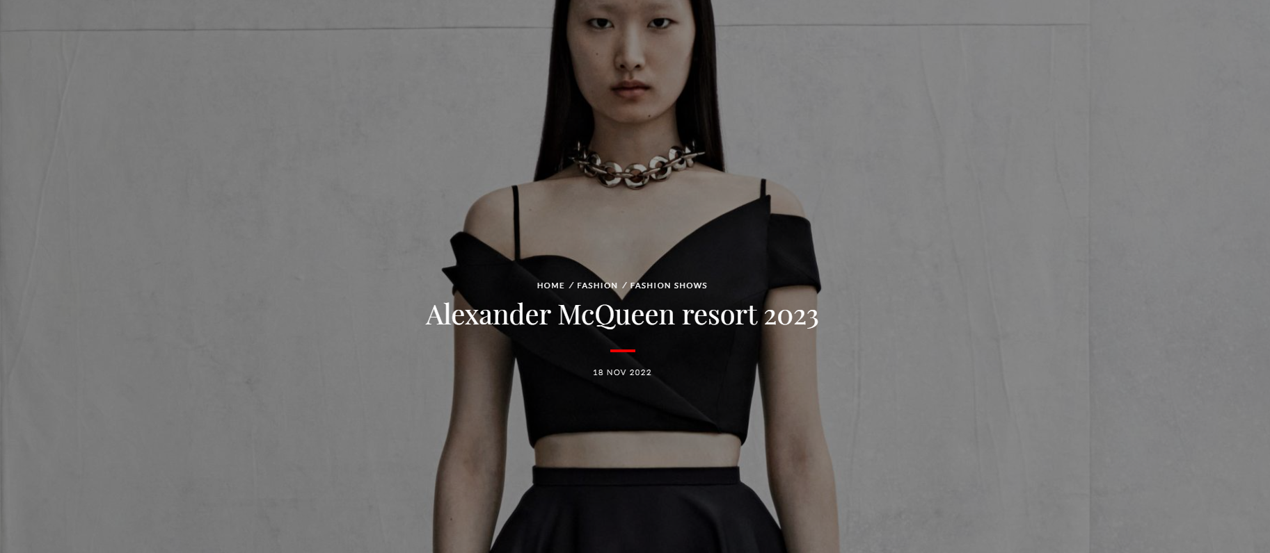 Alexander McQueen Vogue