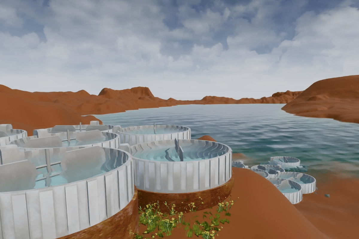 Edwina Leeper Algae Colonies on Mars - Students design Mars colony concepts for the world of tomorrow 