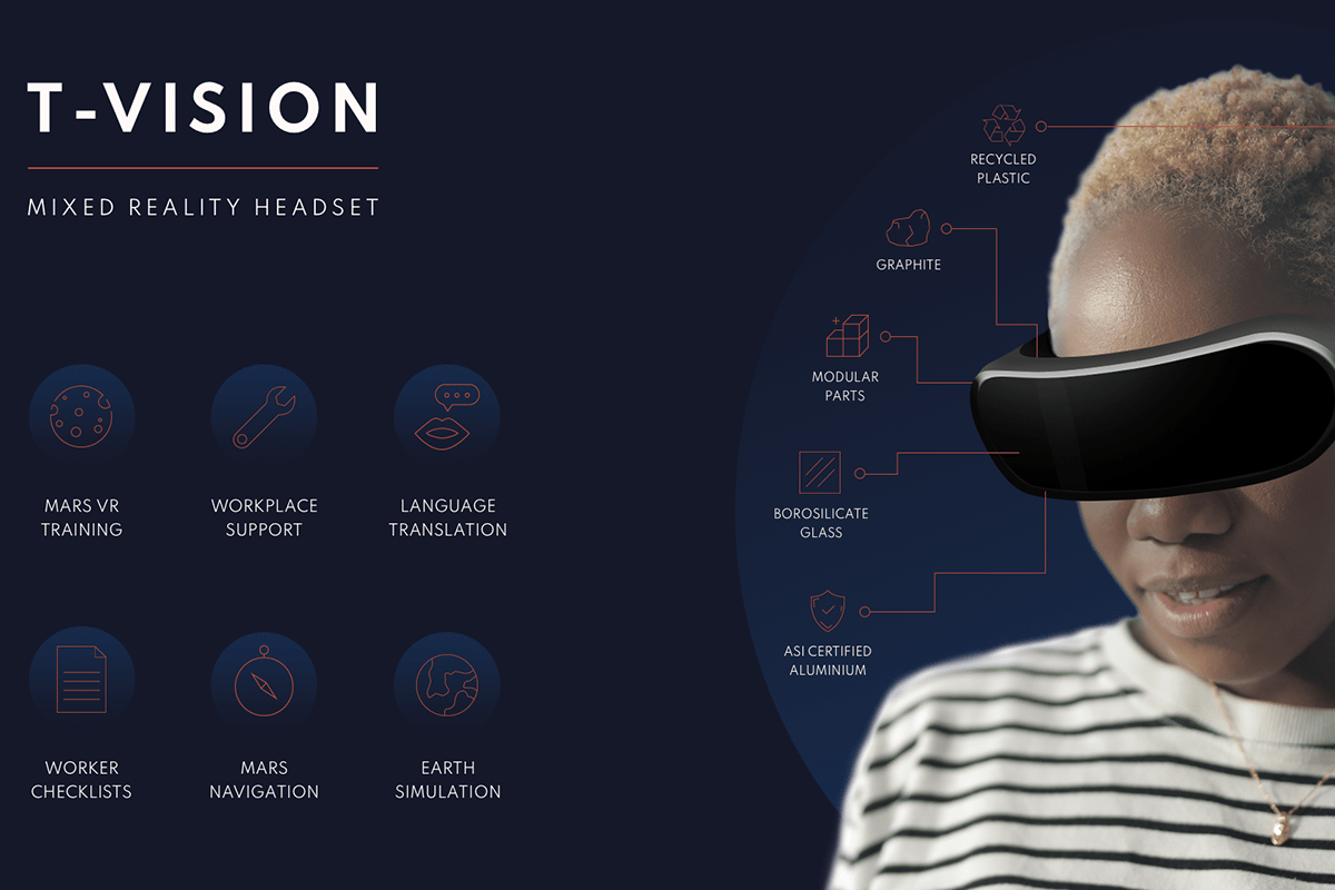 T-Vision VR Headset_RachelArmstrong - Students design Mars colony concepts for the world of tomorrow 