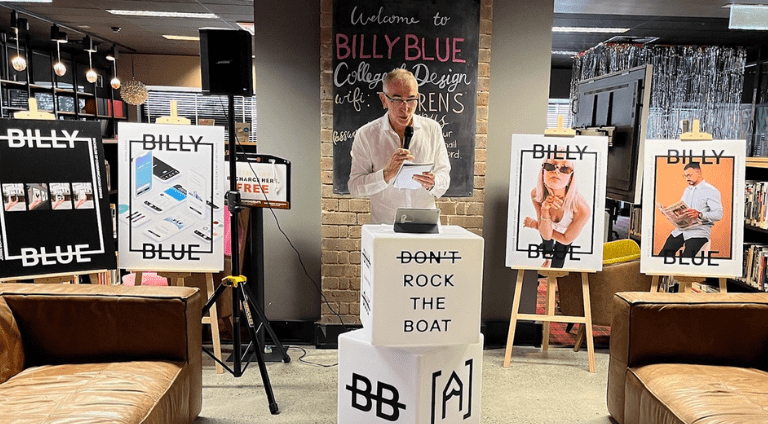 Udo Bucher speaking at Ultimo campus