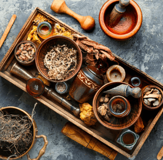 Chinese Medicine Discover a 2000-Year-Old Philosophy in the 21st Century blog Chinese herbs flatlay