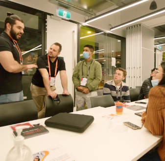 GovHack student group at Wakefield Campus in Adelaide