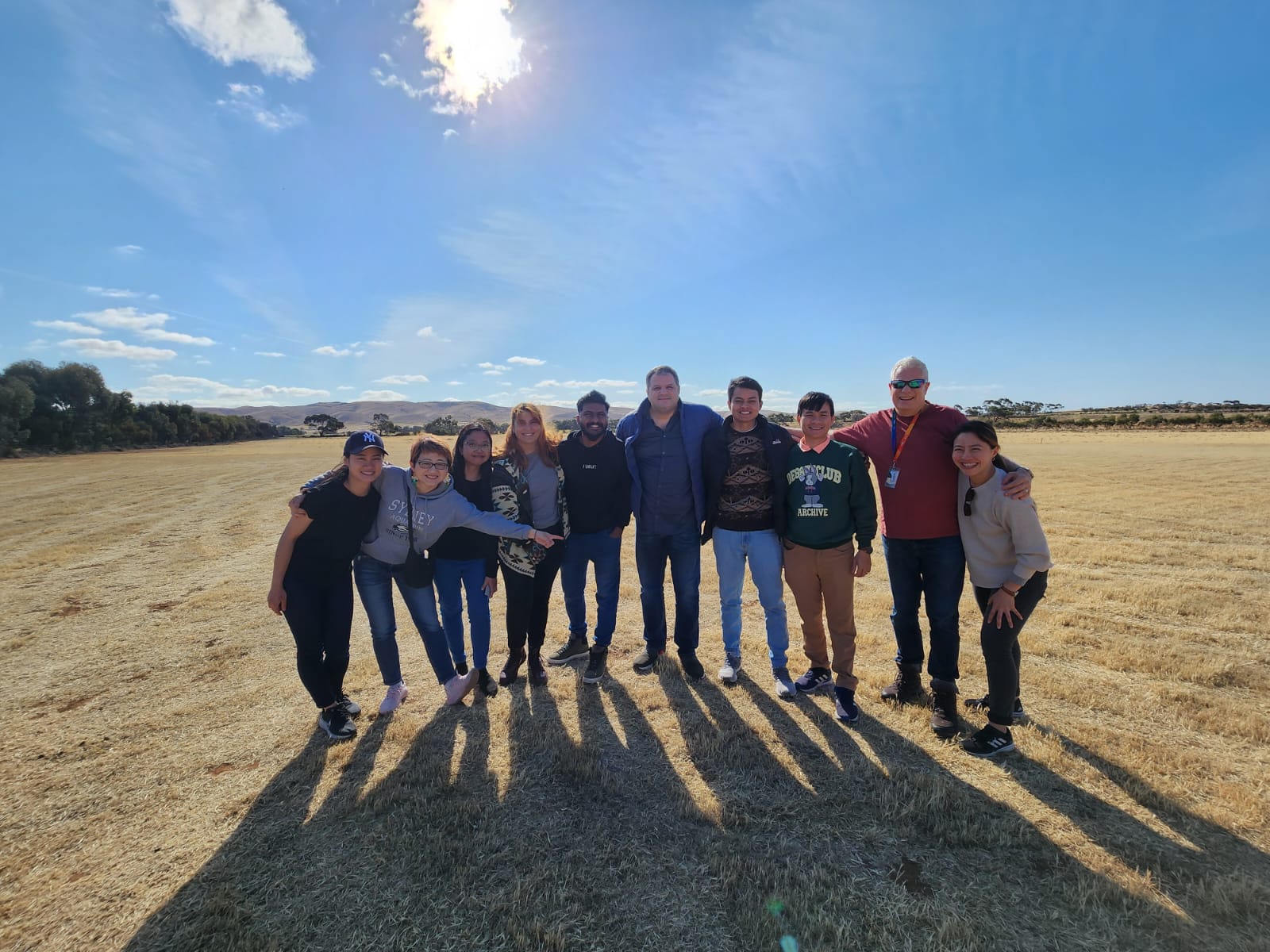 Students visiting Meldanda Flora and Fauna Reserve
