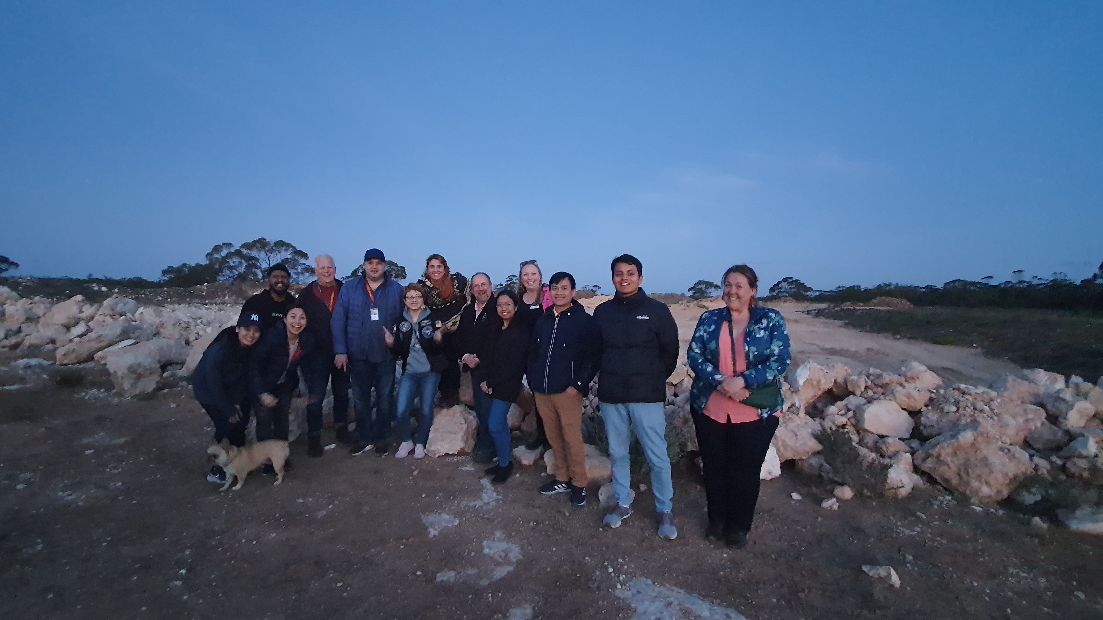 Students’ visiting proposed Observatory site