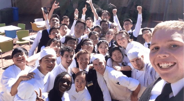 Blue Mountains International Hotel Management School students