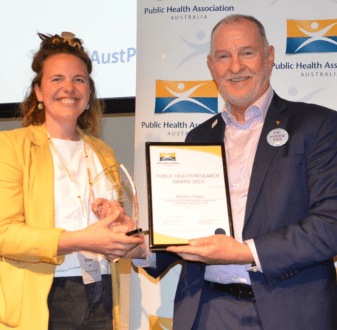 Kristen Foley awarded by PHAA