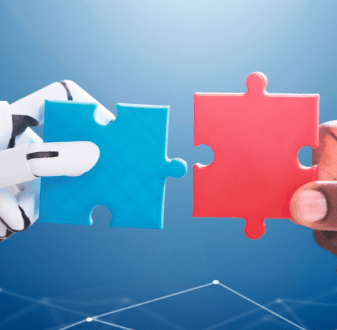 AI and human solving puzzle