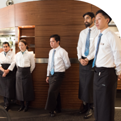 Torrens University Australia Events | Hospitality Open Day | Students lining up