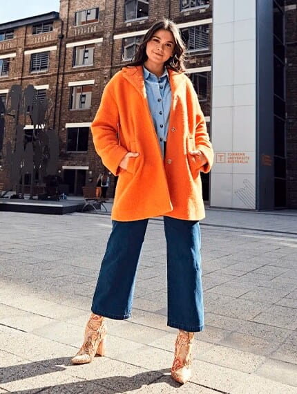 Torrens University student wearing coat