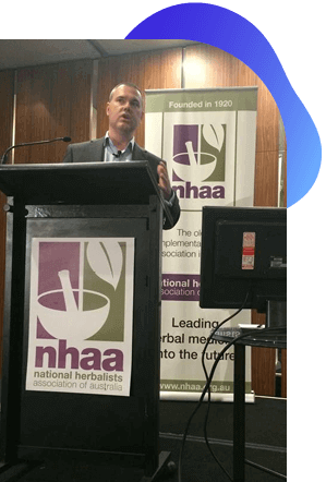 Ian Breakspear at NHAA conference presenting