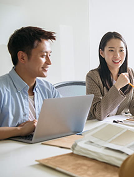 International students discussing visa requirements