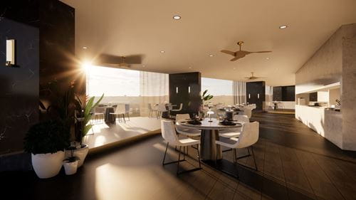 Residential Interior Design Chloe White's student work