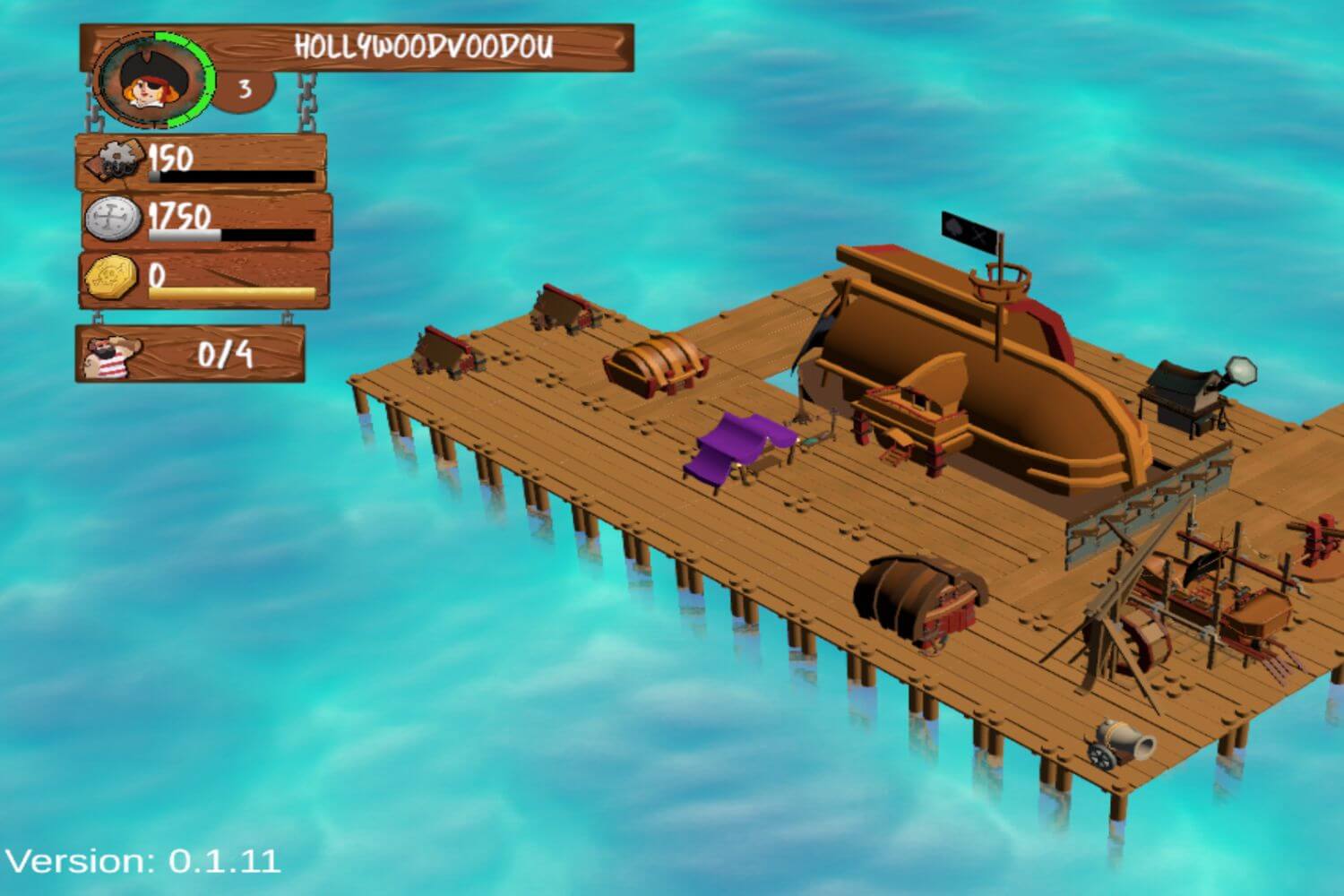 学生制作ゲーム Anchored at Sea