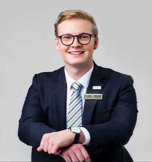 Ben Everingham Bachelor of Business International Hotel and Resort Management headshot