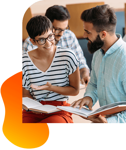 Industry-led Learning | Torrens University | Success Coaches | Man and Woman interacting