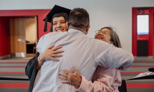 Celebrate your graduation with friends and family