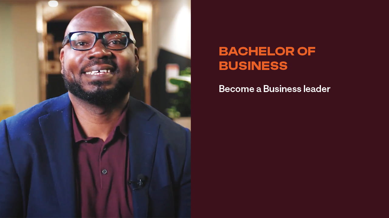 Bachelor of Business course video