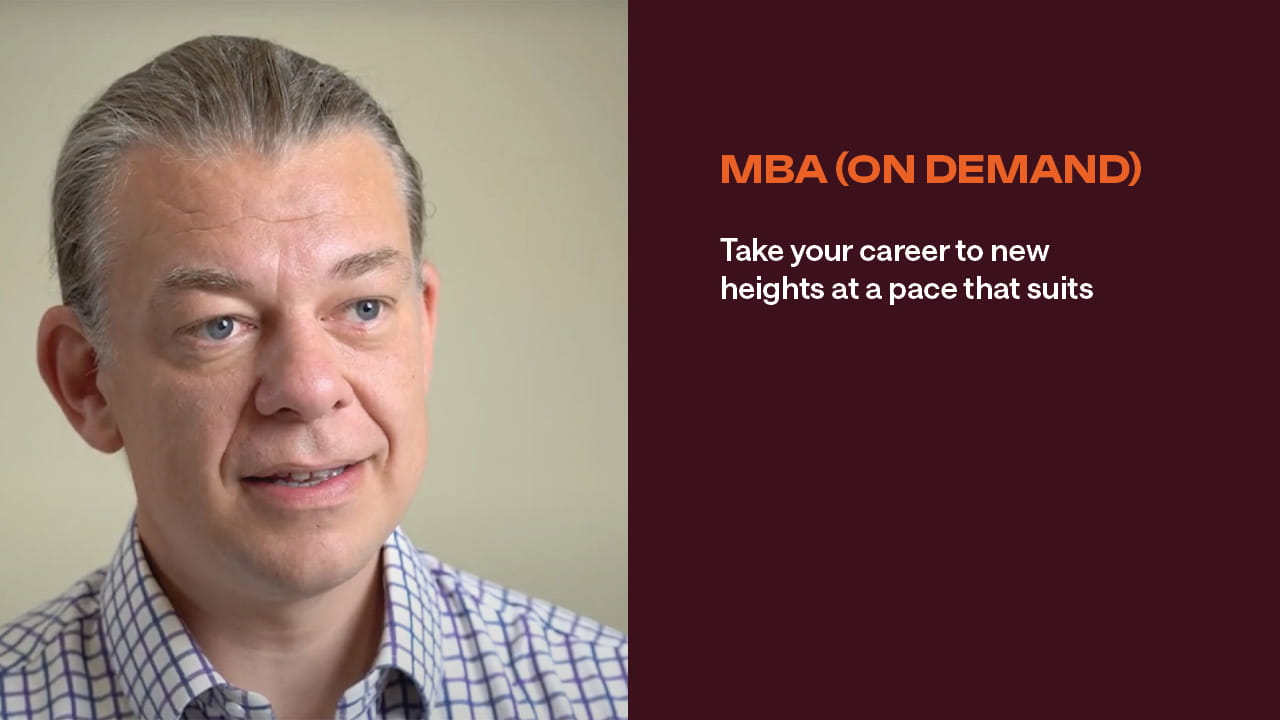 Master of Business Administration On-Demand course video